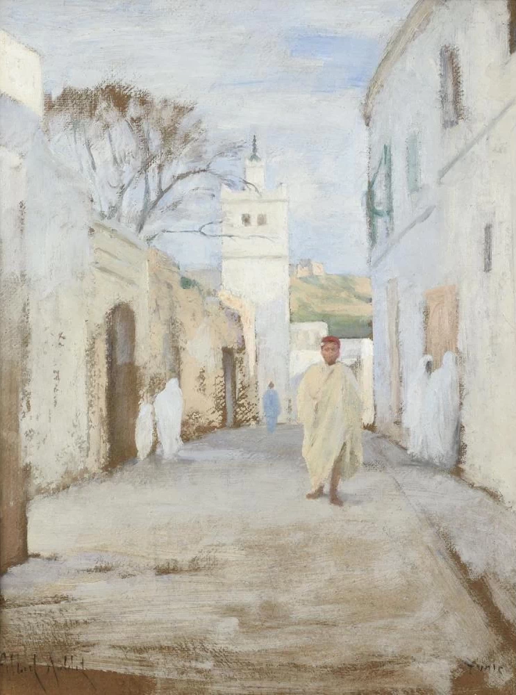 In una strada di Tunisi